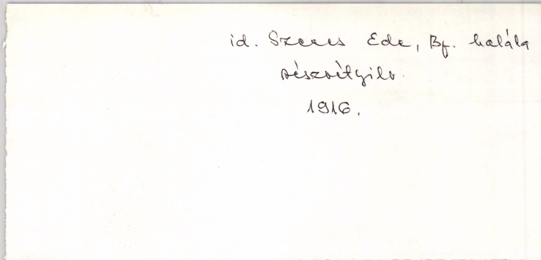 id. Szenes Ede, Bp. halála részvétnyilv. 1916 (Magyar Kereskedelmi és Vendéglátóipari Múzeum CC BY-NC-SA)