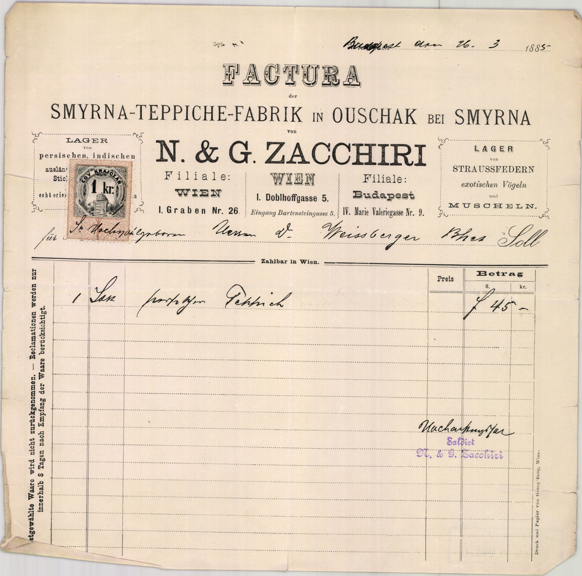 N. & G. Zacchiri (Magyar Kereskedelmi és Vendéglátóipari Múzeum CC BY-NC-SA)