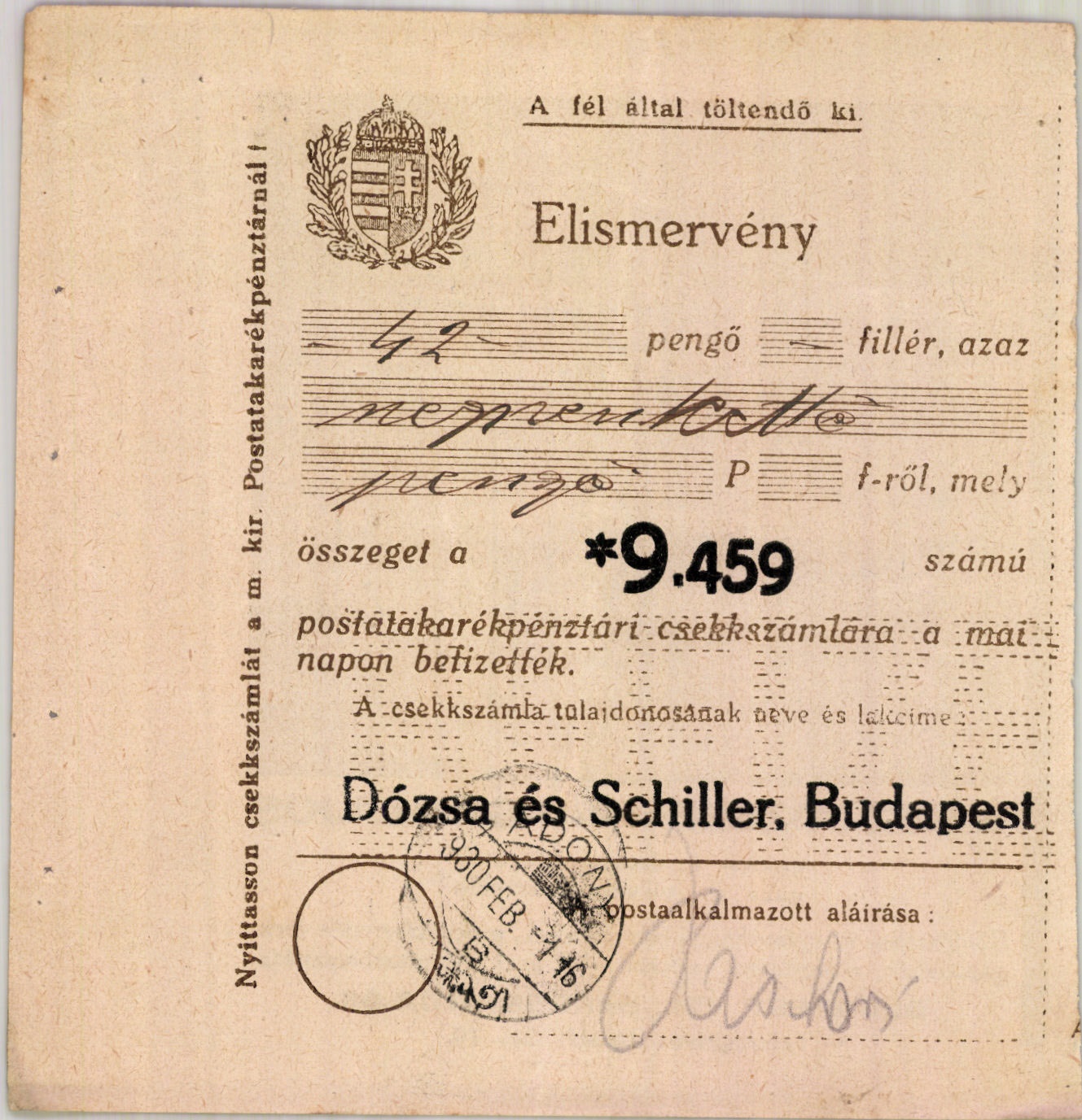 Dózsa és Schiller (Magyar Kereskedelmi és Vendéglátóipari Múzeum CC BY-NC-SA)