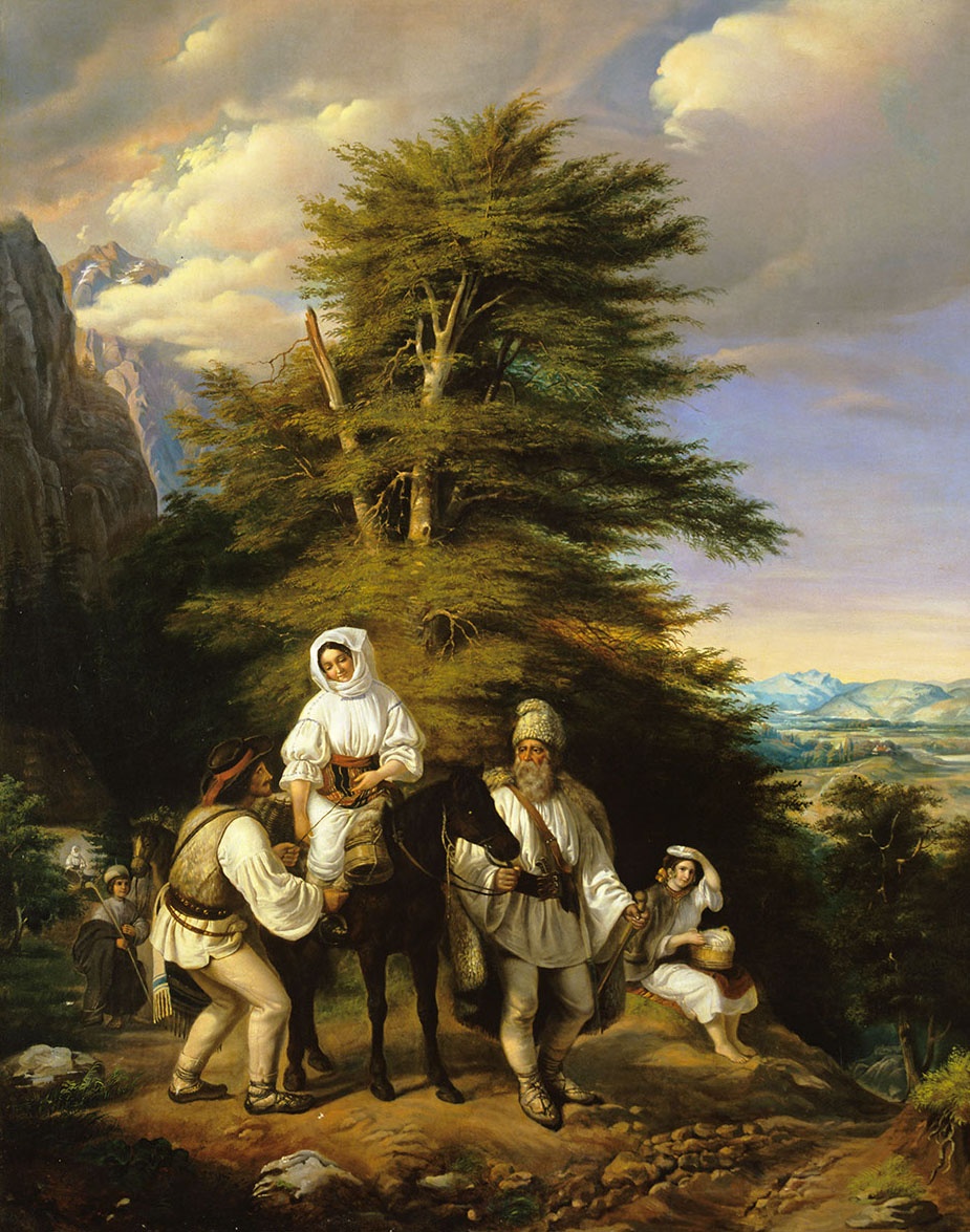 Vásárra induló román család (Magyar Nemzeti Galéria CC BY-NC-SA)