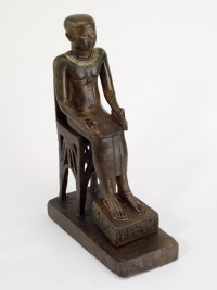 Imhotep bronzszobra