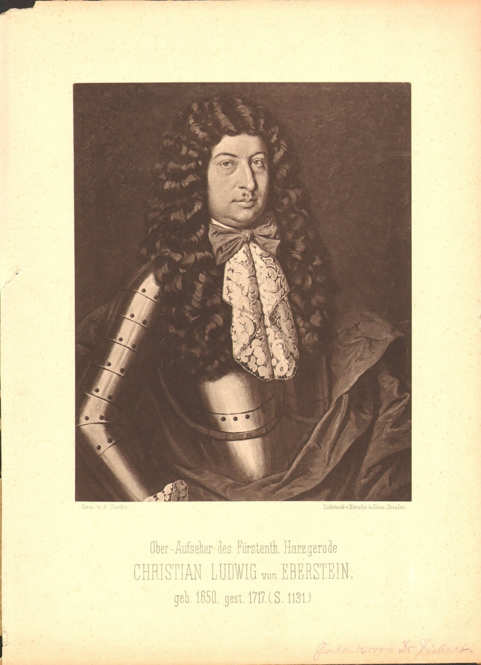 Christian Ludwig Eberstein Museum Schloss Bernburg museumdigital