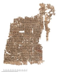 Hieratischer Papyrus mit Beschreibungen von Götterstatuen in einem Tempel (P. 10472+14400) (Hieratic papyrus with descriptions of divine statues in a temple (P. 10472+14400))