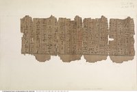 Hieratischer Papyrus mit dem Totenbuch der Ta-iri-Neith (Hieratic papyrus with the Book of the Dead for Ta-iri-Neith)