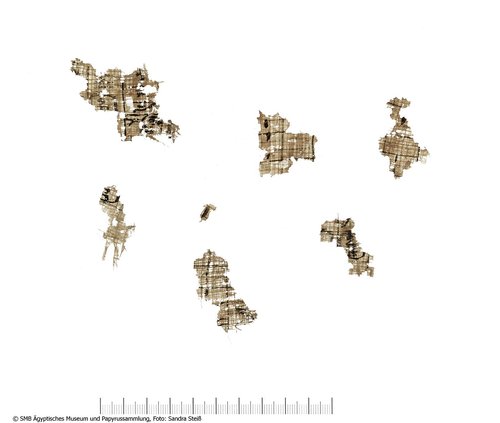 Hieratischer Papyrus mit einer Tempelakte (Hieratic papyrus with temple files)