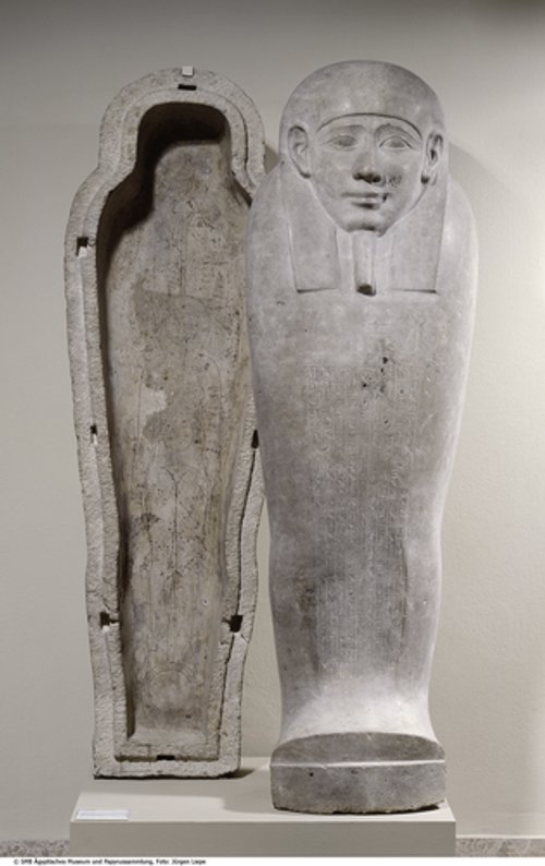 Antropomorpher Sarkophag des Wennofer (Wen-nefer) (Antropomorphic sarcophagus of Wennofer)