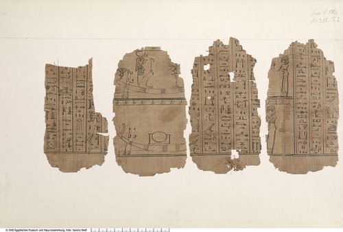 Hieratischer Papyrus mit dem Totenbuch der Ta-iri-Neith (Hieratic papyrus with the Book of the Dead for Ta-iri-Neith)