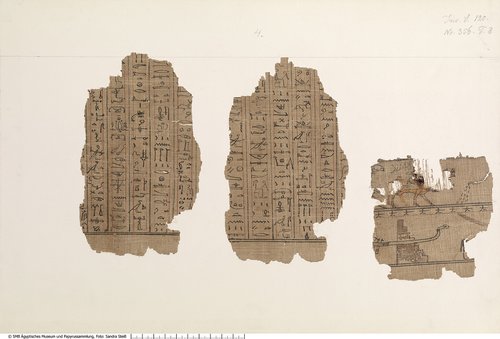 Hieratischer Papyrus mit dem Totenbuch der Ta-iri-Neith (Hieratic papyrus with the Book of the Dead for Ta-iri-Neith)