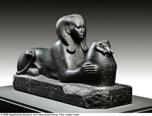 Sphinx der Schepenupet II., "Gottesgemahlin des Amun"