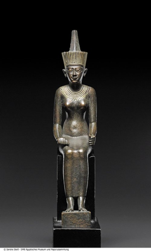 Statuette der thronenden Göttin Neith (Statuette of seted Goddess Neith)