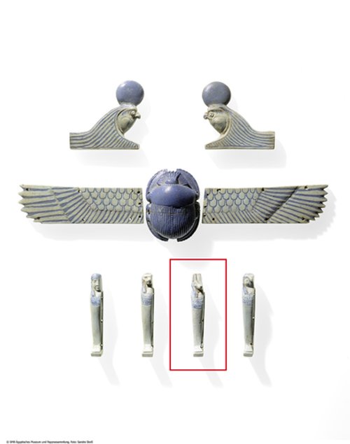 Horussohn Duamutef, Mumienaufnäher (Amulet of Duamutef, son of Horus)